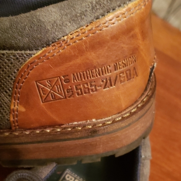 BULL Boxer Everson Hand Crafted Leather Distressed Look 8/41 NWOT - Picture 3 of 9